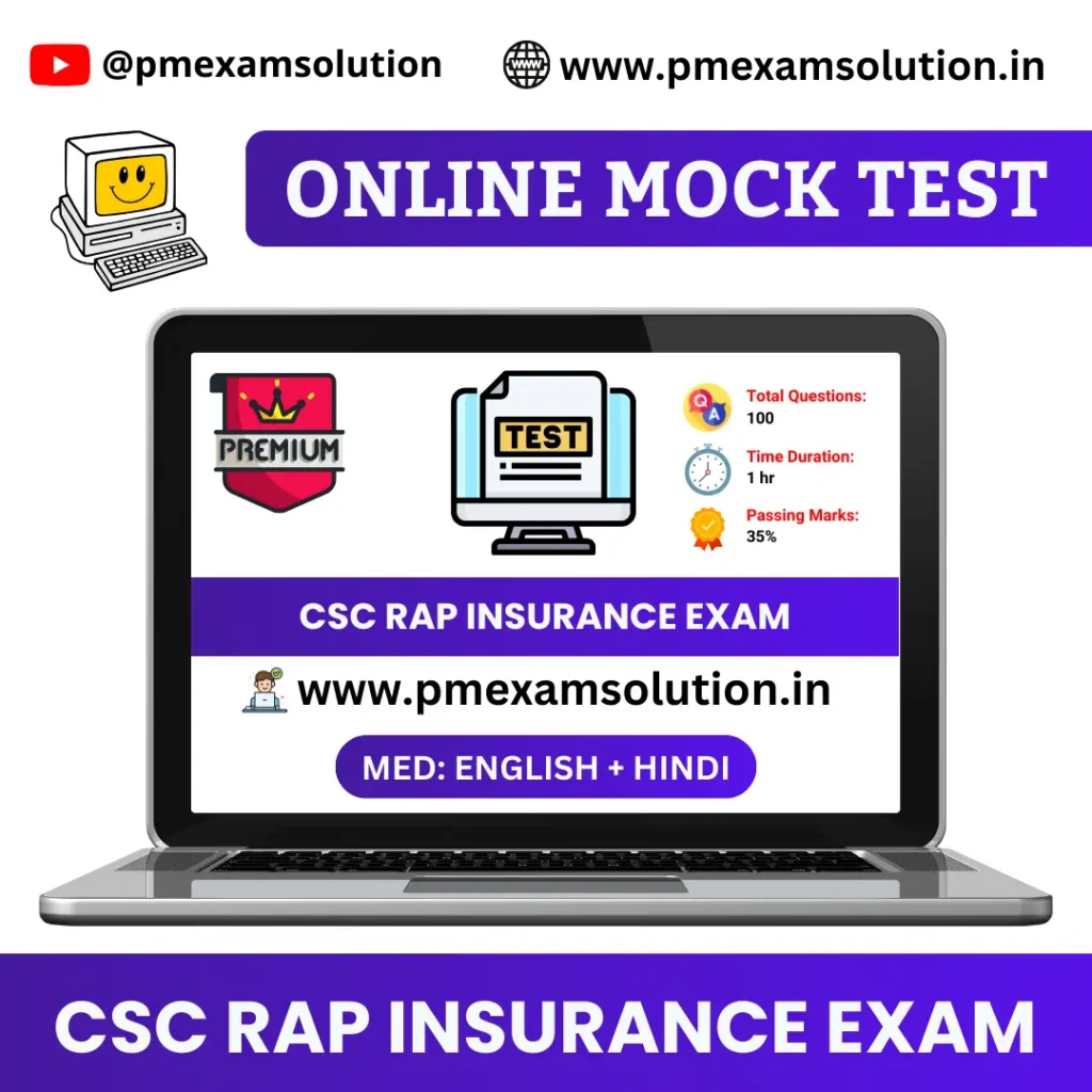 csc rap insurance mock test