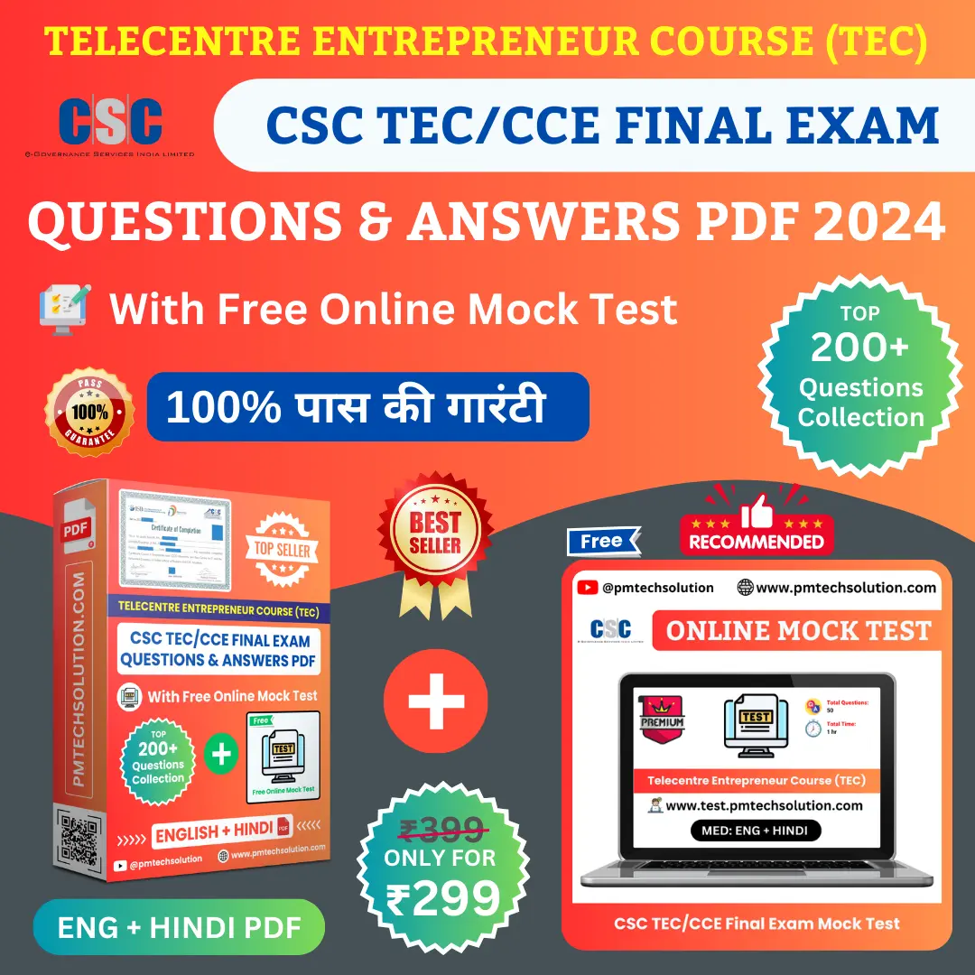 CSC Final Exam Eng + HINDI